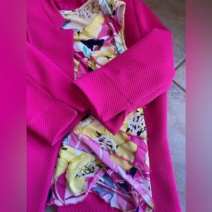 brand new tanjay 2 piece dress top suit set